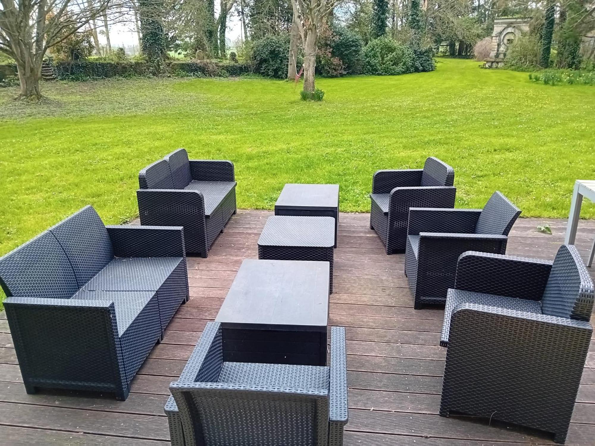 Magnifique Chateau Renove Proche Bourg Grand Parc Belle Terrasse Billard, Ping Pong, Proche Bayeux Et Plages Du Debarquement Tilly-sur-Seulles Exterior photo